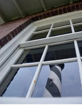 Lighthouse Reflection Foto stock