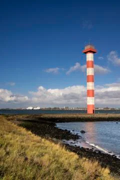 Lighthouse at Rozenburg Stock Photos
