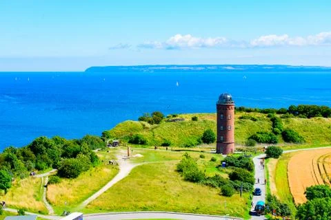 The Lighthouse Ruegen 1 Stock Photos