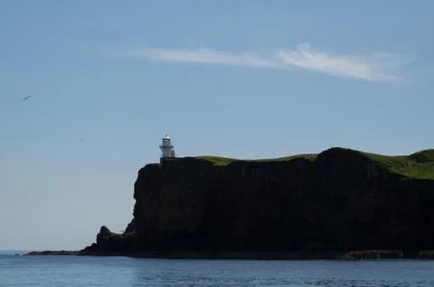 Lighthouse of Rum Foto stock
