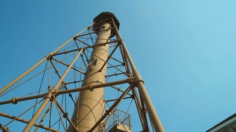 LIGHTHOUSE, SANIBEL, UNDERNEATH, STATIC SHOT Stock Footage 71456953
