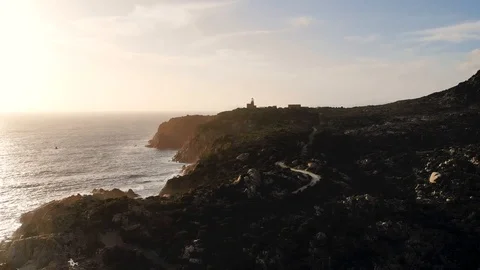 Lighthouse in Sardinia Video stock 105719961