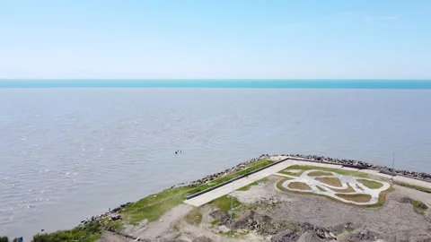 Lighthouse by the sea Stock Footage 168619679