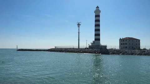 Lighthouse on the Sea Stock Footage 235902024