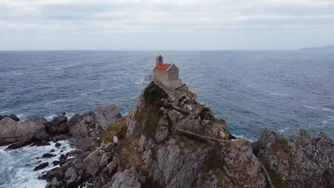 Lighthouse on the sea 스톡 동영상 260409354