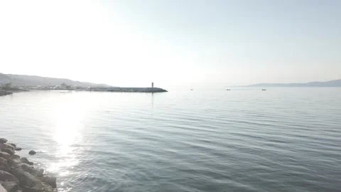 Lighthouse on the shore Stock Footage 310945513