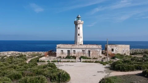 Lighthouse Siracusa Video stock 108302908