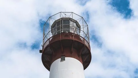 A lighthouse with sky background Stock Photos