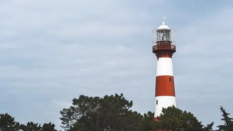 A lighthouse with sky background Stock Photos