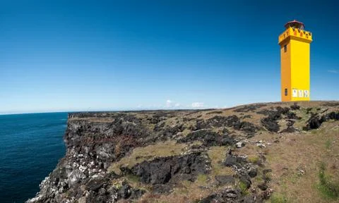 Lighthouse at Snaefellsnes Foto stock