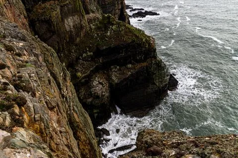 Lighthouse South Stack Lighthouse, Anglesey, Wales, UK Stock Photos