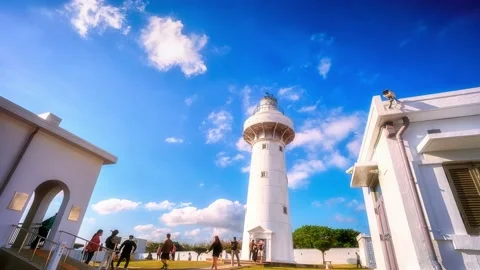 A lighthouse in southern Taiwan Vídeo Stock 171411274