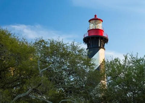 Lighthouse at St. Augustine Stock Photos