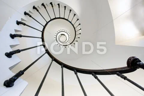 Lighthouse staircase Stock Photos