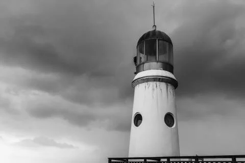 Lighthouse standing tall Stock-Fotos