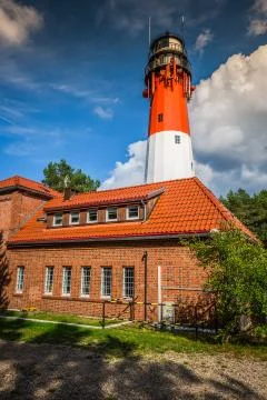 Lighthouse Stilo, Poland Foto stock