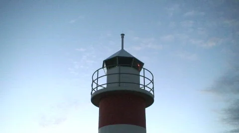 Lighthouse at sunrise 1 Stock Footage 81688