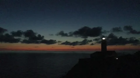 Lighthouse at sunrise Stock Footage 68323750