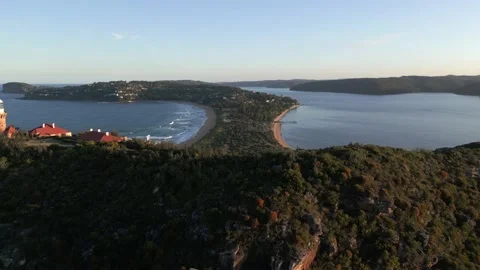 Lighthouse sunset 4k drone footage 스톡 동영상 211290135