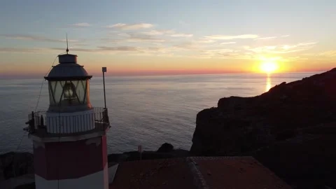 Lighthouse Sunset Closeup Still 動画素材 162666811
