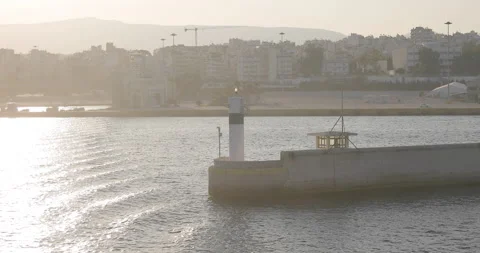 Lighthouse at the sunset Stock-Footage 89101487