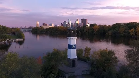 Lighthouse Sunset Video stock 111831709