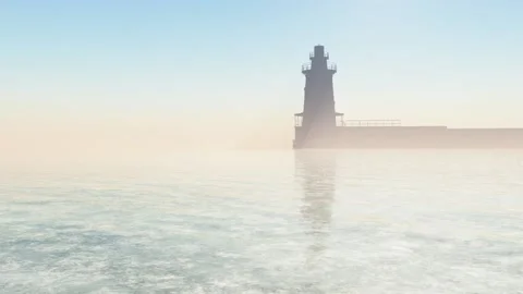 Lighthouse Sunset Stock Footage 133536515