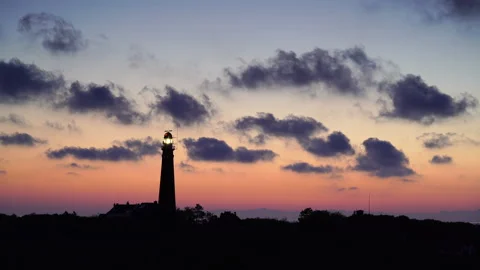 Lighthouse at sunset. Stock Footage 156285155