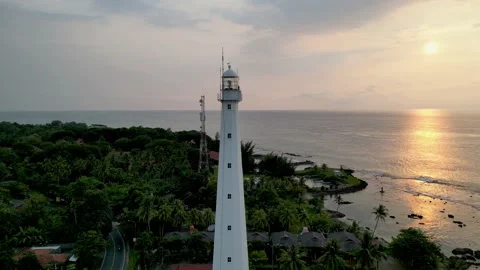 Lighthouse Sunset Stock Footage 237355673