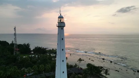 Lighthouse Sunset Stock Footage 237786770