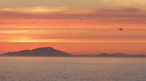 Lighthouse Sunset Isle of Skye - Two Shots Stock Footage 66691166