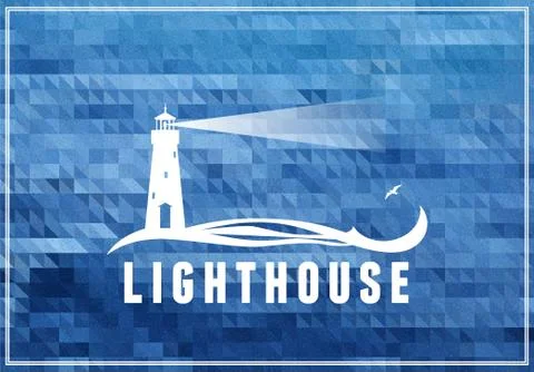 Lighthouse symbol Stock Illustration