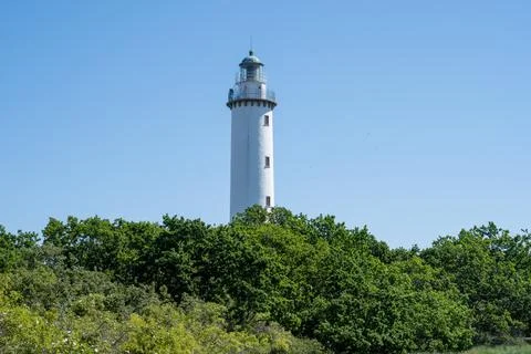 The lighthouse Tall Erik at the northern tip of the Baltic island of Oland Foto stock