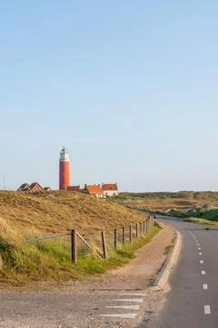 The lighthouse of Texel Netherlands Stock Photos