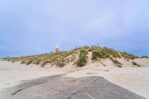 The lighthouse of Texel Netherlands Stock Photos