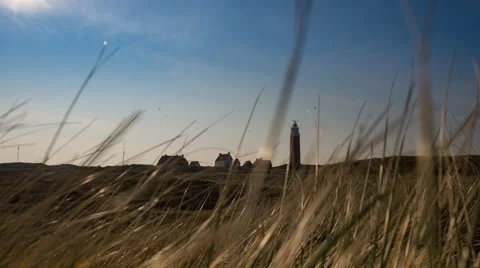 Lighthouse Texel Vuurtoren Video stock 61650159