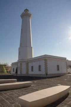 Lighthouse of Torre Canne Stock Photos