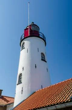 Lighthouse of urk Stock Photos