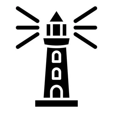 Lighthouse Vector Icon Design Illustration Ilustración de archivo