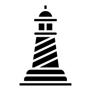 Lighthouse Vector Icon Design Illustration Ilustración de archivo