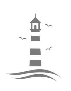 Lighthouse vector illustration Stock Illustration
