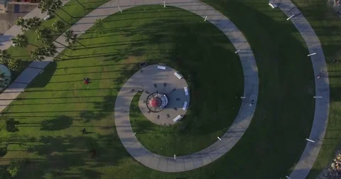 Lighthouse viewed from above Stock Footage 76633320