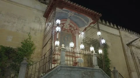 Lighthouse virgin La Virgen de los faroles Cordoba, Andalucia Spain Stock Footage 242321363