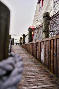 Lighthouse walk Stock Photos