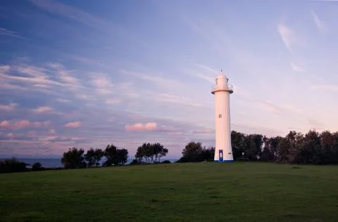 Lighthouse at yamba Foto stock