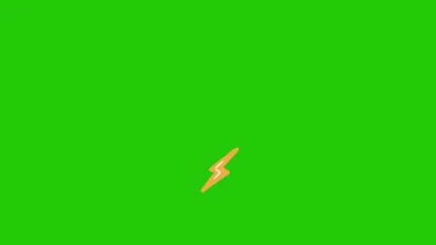Lighting animation on green screen background 库存影片 332209789