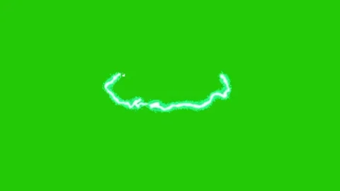 Lighting animation on green screen background 库存影片 332209792