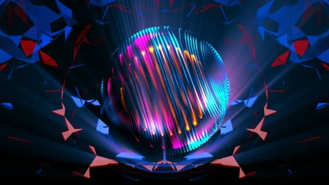 Lighting Ball 4K 02 Stock Footage 109495756