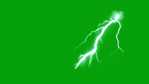 Lighting bolt motion graphics with dark background Stock Footage 123991907