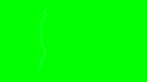 Lighting bolt motion graphics with green screen background Stock Footage 123914587